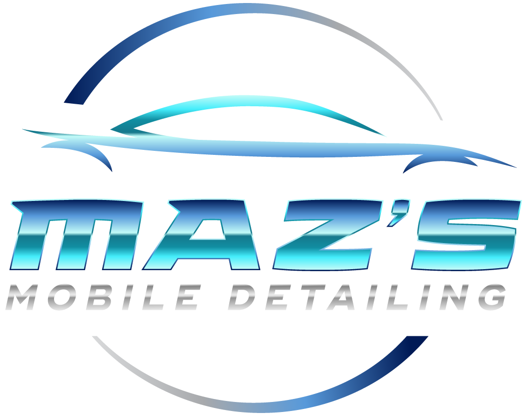 Maz's Mobile Detailing Light Logo